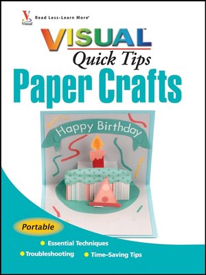 cover image of Paper Crafts VISUAL Quick Tips